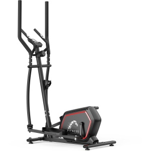 Crosstrainers - Elliptische trainer tot 150 kg - Vliegwiel van 10 kg - Magnetische weerstand met 16 niveaus - LCD-scherm - Zwart