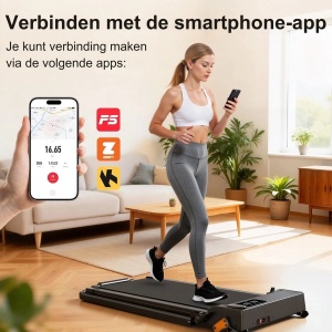 Rolu Loopband - Loopband Inklapbaar - Wandelband - LED Display - Bluetooth - 12km/u - Max 120kg