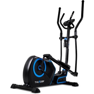 THUNDER® Crosstrainer | ZEPHYR | Elliptische Trainer | Elektromagnetisch | 32 Weerstandsniveaus | 24 Programma's | Bluetooth & USB | Tablethouder | Hartslagsensor | Antislip Pedalen | Max. 150 kg | Voor Thuisgebruik |