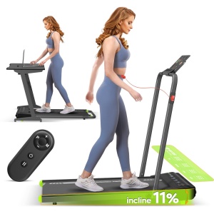 Turbotronic ST-520 Loopband Inklapbaar - Walking Pad Treadmill - Snelheid 0-10 km/u - Compact & Stil - Loopband voor Thuis