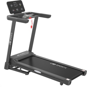 AJ-Sports Loopband - 1 tot 14 km/u - 15% Helling Functie - Hardloopband - Walking pad - Wandelband - Treadmill - Extra Krachtige 2.5 PK Motor - Inklapbaar - 99% Voorgemonteerd - Fitness - Hyrox