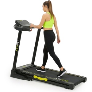 Actiget® Loopband - 1-16 KM/U - Inklapbaar - Fitshow APP - Met ingebouwde Speaker ( Bluetooth ) - Afstandsbediening - Telefoonhouder - Smeerolie - 164 x 56,5 - 1,5 PK Motor