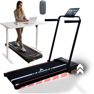 Altrado Pace 12F Loopband 1-12 km/u - Loopband inklapbaar - Wandelband - Walking pad - Loopband met hellingfunctie - Loopbanden voor thuis - LED Display & Afstandsbediening