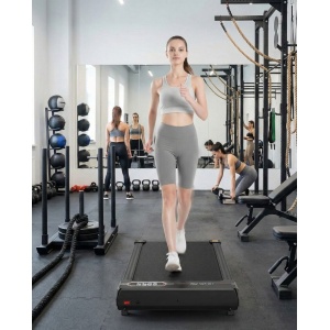 Loopband Inklapbaar met Helling voor Thuis & Onder Bureau - Compact Walking Pad 1-8 km/u - Stille 2,5 PK Motor - LCD Display - Ruimtebesparend & Lichtgewicht - Designbest