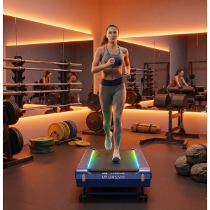 Loopband met Automatische en Handmatige Hellingshoek voor Thuis en Kantoor - Slanke Onder-Tafel Walking Pad met 14% Hellingshoek, Groot Loopvlak, LED-Display, Stille Borstelloze Motor en AI SmartCoach App - Designbest