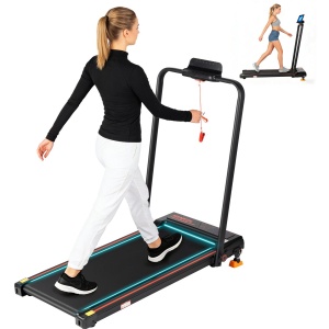 VANKEL XP1 Elektrische Loopband - Verstelbare Helling - 0.75HP DC-Motor - 1 tot 12 km/u - Antislip Loopvlak - 120 KG Draagvermogen - LED Display - Opvouwbaar & Ruimtebesparend