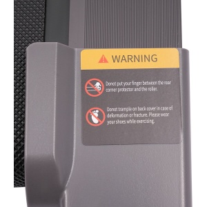 Vlakke Loopband Elektrische Walking Pad Led Display Voor Thuis 125*50cm Tot 100kg Grijs