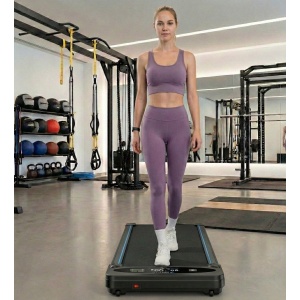 Walking Pad Loopband voor Thuis & Kantoor 3-in-1 met 0-6% Helling, 0-6 km/u, Ultra Stil 45 dB, Afstandsbediening & LED-Display - Designbest