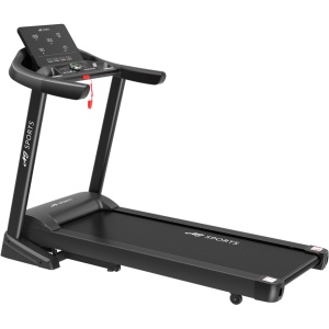 AJ-Sports AJ-9001 Loopband - 1 tot 18 km/u - Loopband Inklapbaar - 15% Elektronische Helling Functie - Hardloopband - Walking pad - Wandelband - Treadmill - Extra Krachtige 3.5 PK Motor - Inklapbaar - 99% Voorgemonteerd - Fitness - Sport