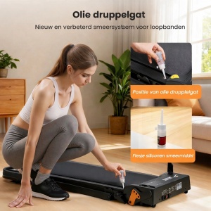 Celestul Loopband - 1-12km/u - Inklapbaar - Wandelband - Led Display - Walking Pad - Treadmill - Opvouwbare Loopband - Incl. Accessoires