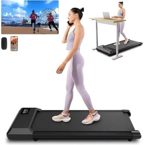Elektrische Loopband - 40x90 cm Loopvlak - Stil & Compact - Bureau Loopband voor Wandelen & Hardlopen - Fitnessapparaat voor Thuis of Kantoor