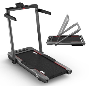 JASPORT GL3 2-in-1 Loopband & Walking Pad - 3,0 PK, 1-14 km/u, Ultradun, Bluetooth, Dual LED