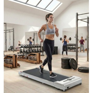 Loopband Onder Bureau 2-in-1 - Compacte Wandelband & Treadmill met App en Afstandsbediening - 1-9 km/u - Stil & Ruimtebesparend - Designbest