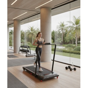 Loopband met Helling 5% voor Thuis & Bureau - Compacte Onder-Tafel Loopband Elektrisch - Stille 2,5 PK Motor - Walking Pad met LED-Display & Afstandsbediening - Draagbaar & Ruimtebesparend - Designbest