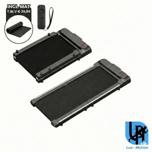 Lux-Motion Opvouwbare Loopband (1-10 km/u) - Inclusief Sportmat t.w.v. €39,95 - Bluetooth & FitShow App - Ultra Dun Wandelband voor Thuis & Kantoor - LED Display & Afstandsbediening