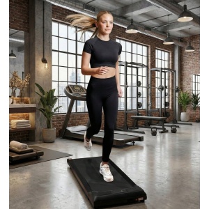 Treadmill 2-in-1 Compact Wandelpad en Loopband voor Thuis en Kantoor - 1-8,5 km/u, Stil, Digitale Weergave, App-Besturing - Designbest