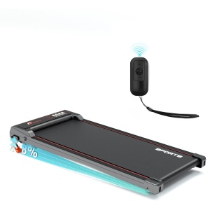 YEE RUN Elektrische Loopband - 2,5 PK Motor - met 8% Helling - 2 in 1 - Walking Pad - 1.0-6.0km/u Snelheidsbereik - voor thuis en op kantoor - met Afstandsbediening en LED display.