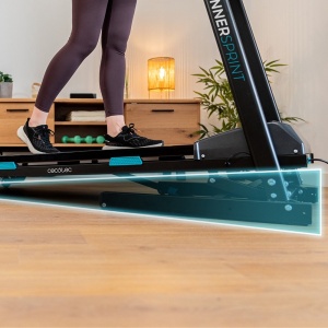 Cecotec Opvouwbare loopband DrumFit WayHome 1600 Runner Sprint. 1900 W, 1-16 km/u, 12 programma`s, dempingssysteem, LCD-bedienin