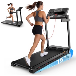 Formill FT54 Loopband - Elektrische Treadmill 1-14 km/u - Inklapbaar - Wandelband - Home Fitness - Afstandsbediening - Telefoonhouder - Loopband voor Thuis
