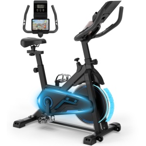 Hometrainer - Fitness Fiets - Spinningfiets - 8KG Vliegwiel -Hartslagmeter - Incl App - Extreem stil