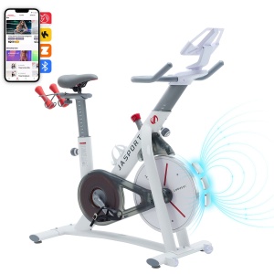 JASPORT S3 Slimme Spinningfiets voor binnengebruik (Wit)