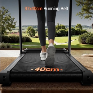 LUMÈ STORE Loopband voor Thuis - Opvouwbare Treadmill met 15% Helling - Wandelband - 12 km/u - Stil & Compact - 136 kg - Zwart