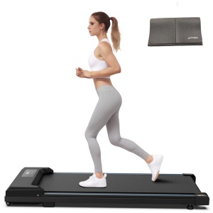 Loopband voor thuis Compact Loopband 1-6 km/u 12 Programma's Loopbanden met Afstandsbediening wandelband - Loopmachine - Met LED-display Voor kleine appartementen met schokdempende kussens