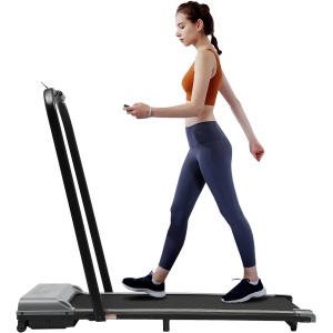 Opvouwbare 2-in-1 Elektrische Loopband met Afstandsbediening en LED-Display