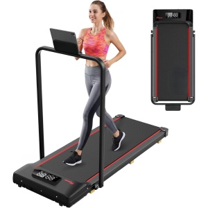 Quvo® Loopband Inklapbaar - Loopband Inklapbaar Met Helling - Loopband - Rood - 113cm x 49cm x 11cm