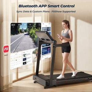 Wentink Mo Loopbanden - Loopbanden voor thuis Inklaploopband - Formill FT54 Loopband Elektrische Treadmill 14 km/u