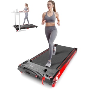Zyrex® Loopband Inklapbaar - Loopband Inklapbaar Met Helling - Loopband - Rood - 109cm x 50cm x 10cm